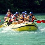 Rafting in lake Bled