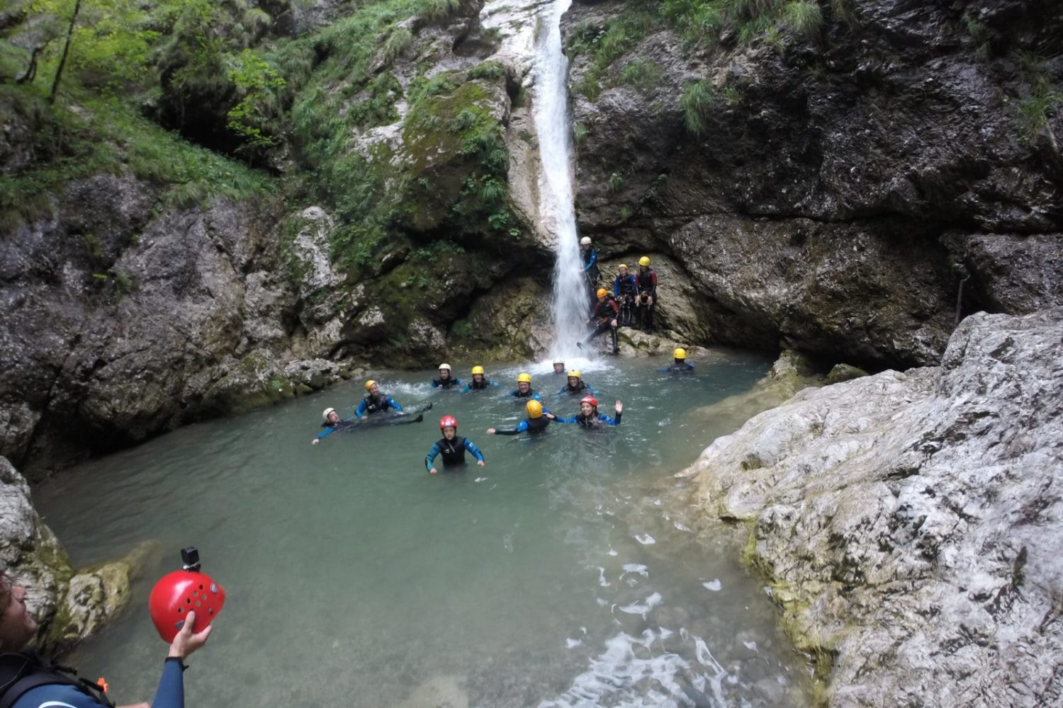 Canyoning in Bovec Slovenija