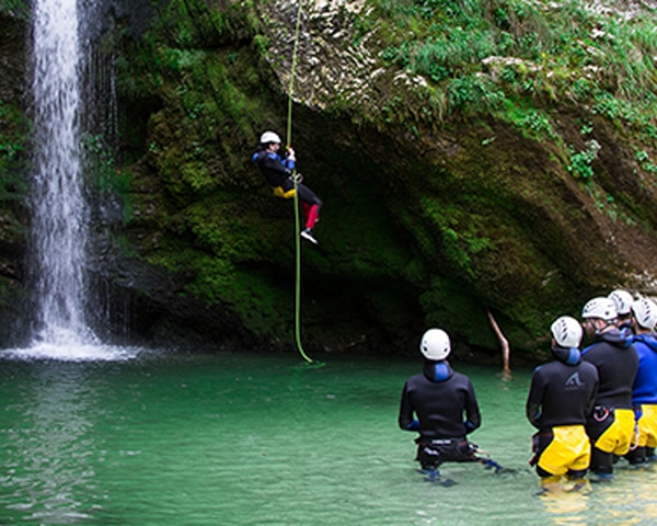 The best Canyoning in Slovenia