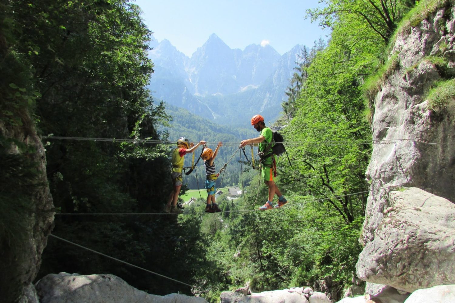 Family via ferrata Slovenia