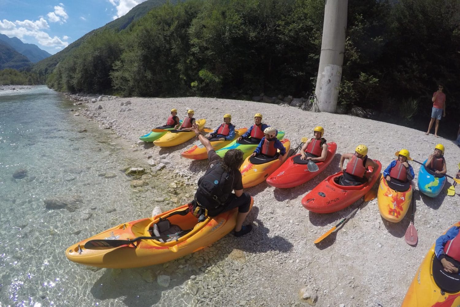 Kayaking in Bovec valley