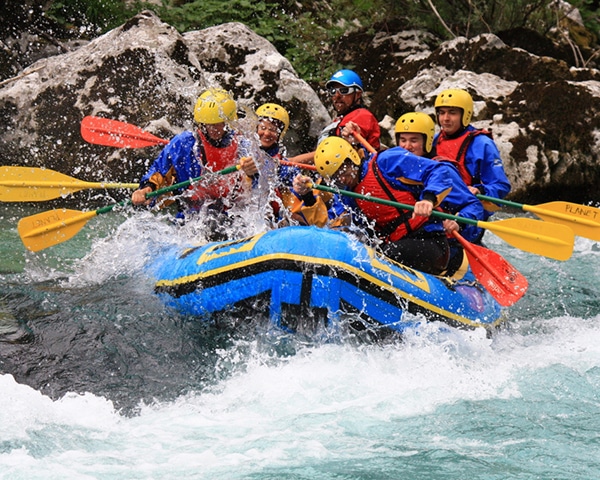 Rafting in Slovenia