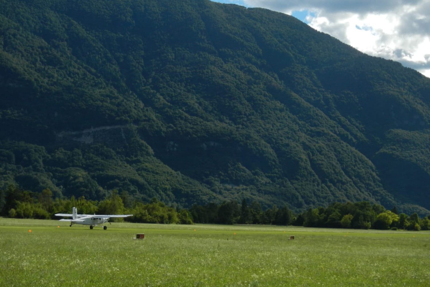 Skydiving in Soča valley