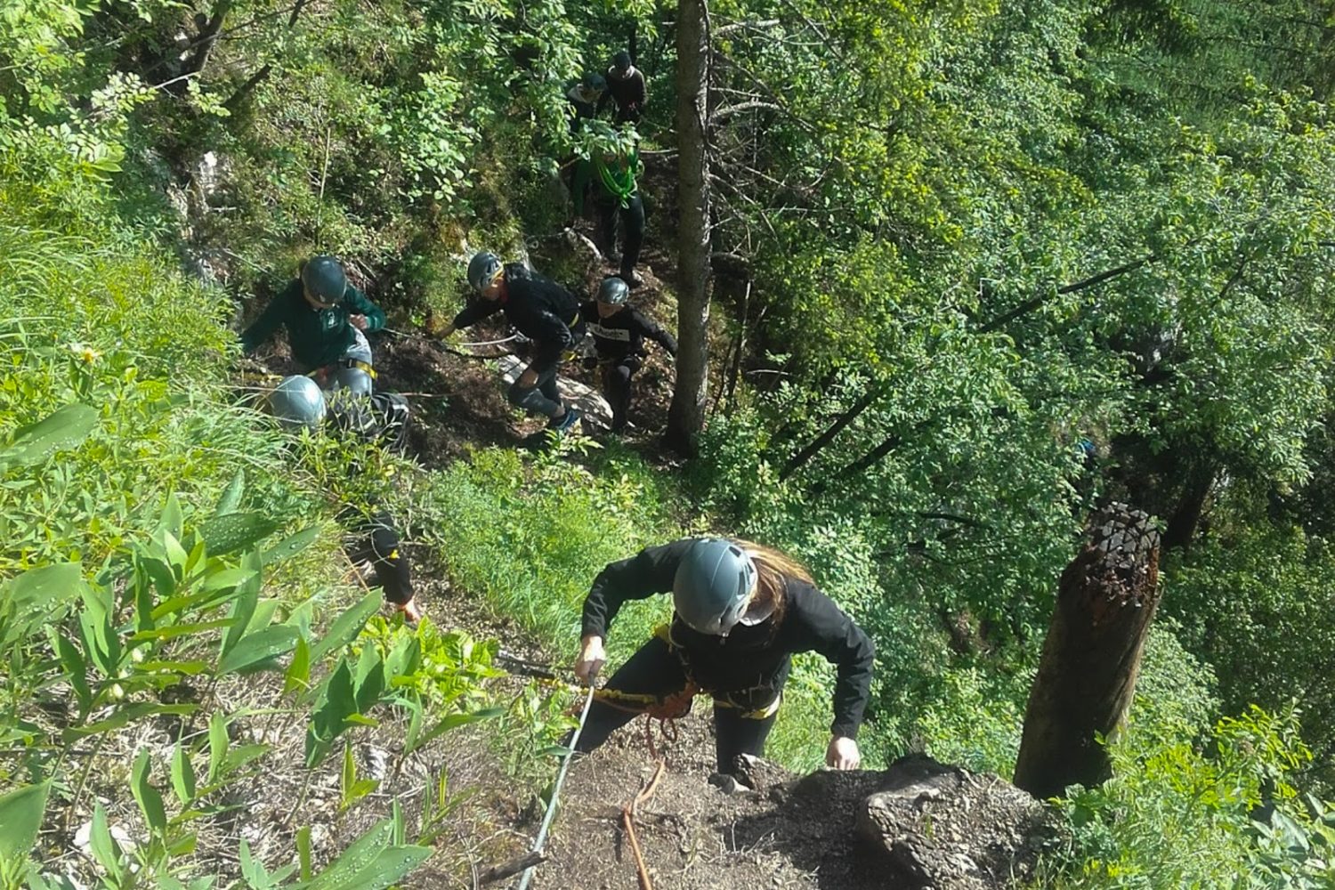 Via ferrata around Bled