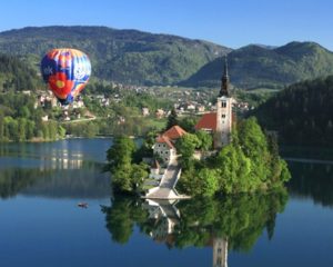Balloon flight in Bled or Ljubljana