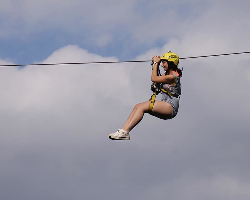 Family zipline in bled