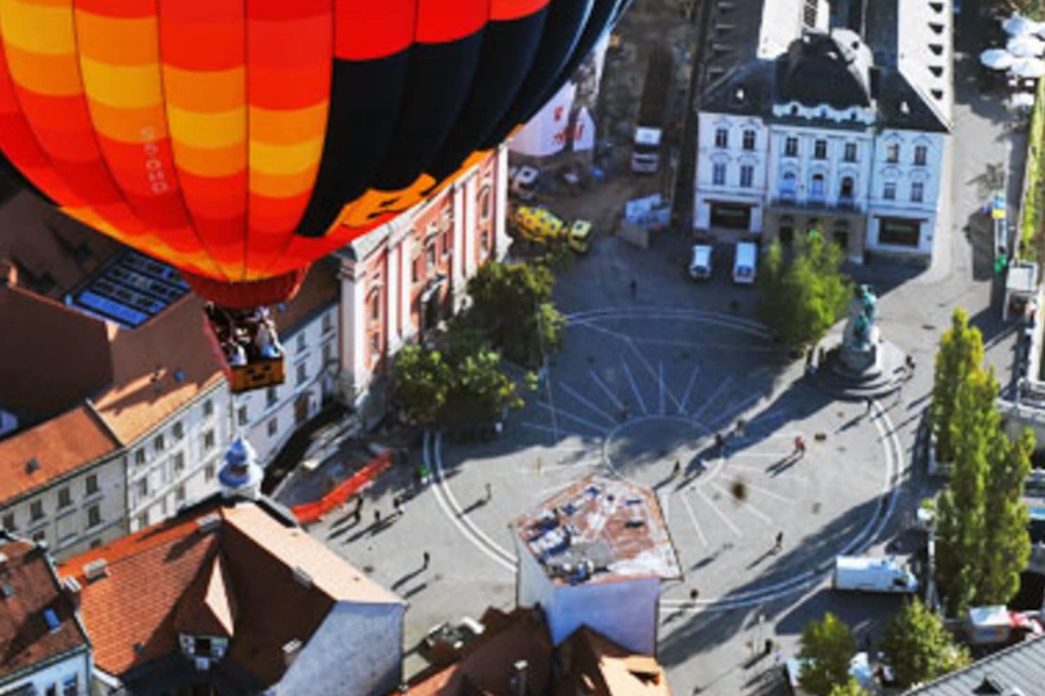Ballooning over Ljubljana