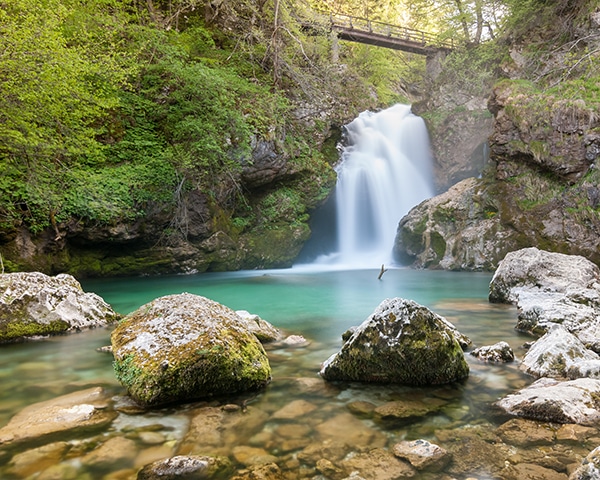 Self guided bike tour to Vintgar gorge from Bled