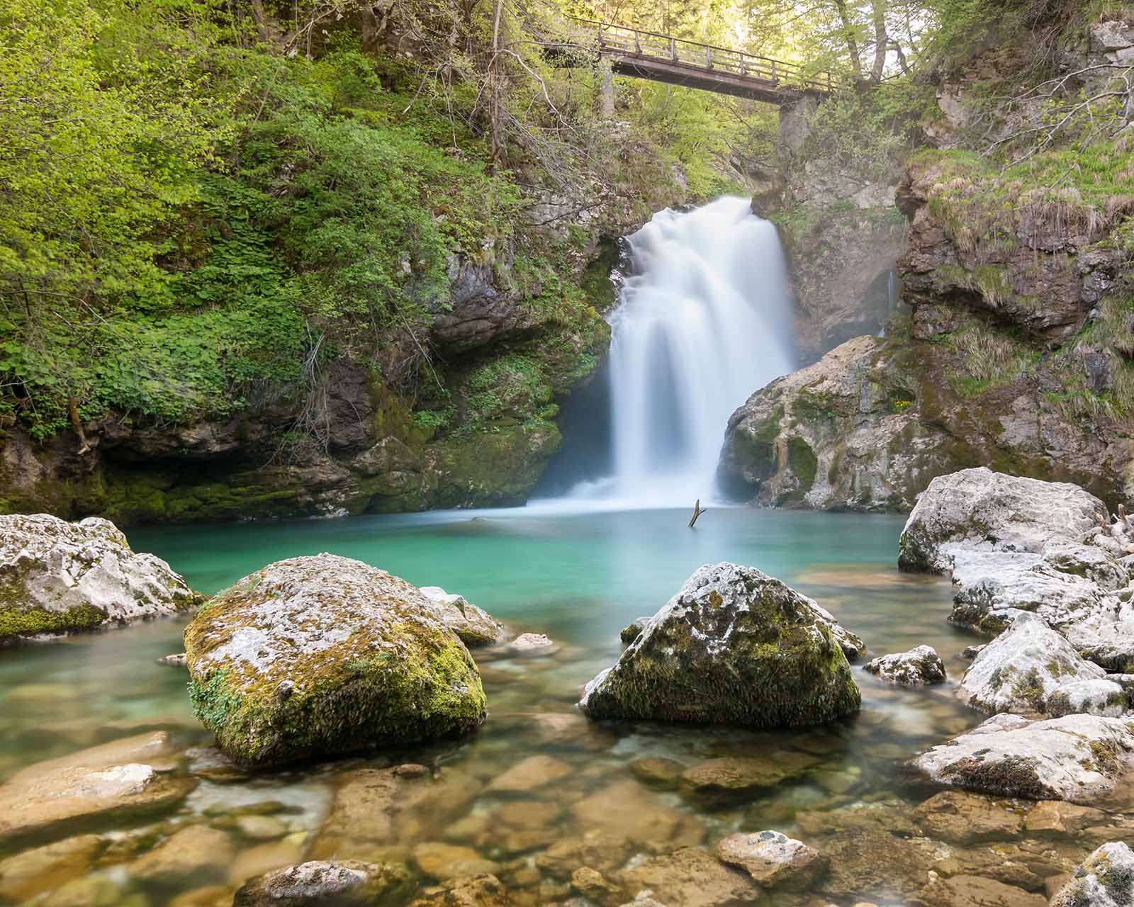 Šum waterfall Bled