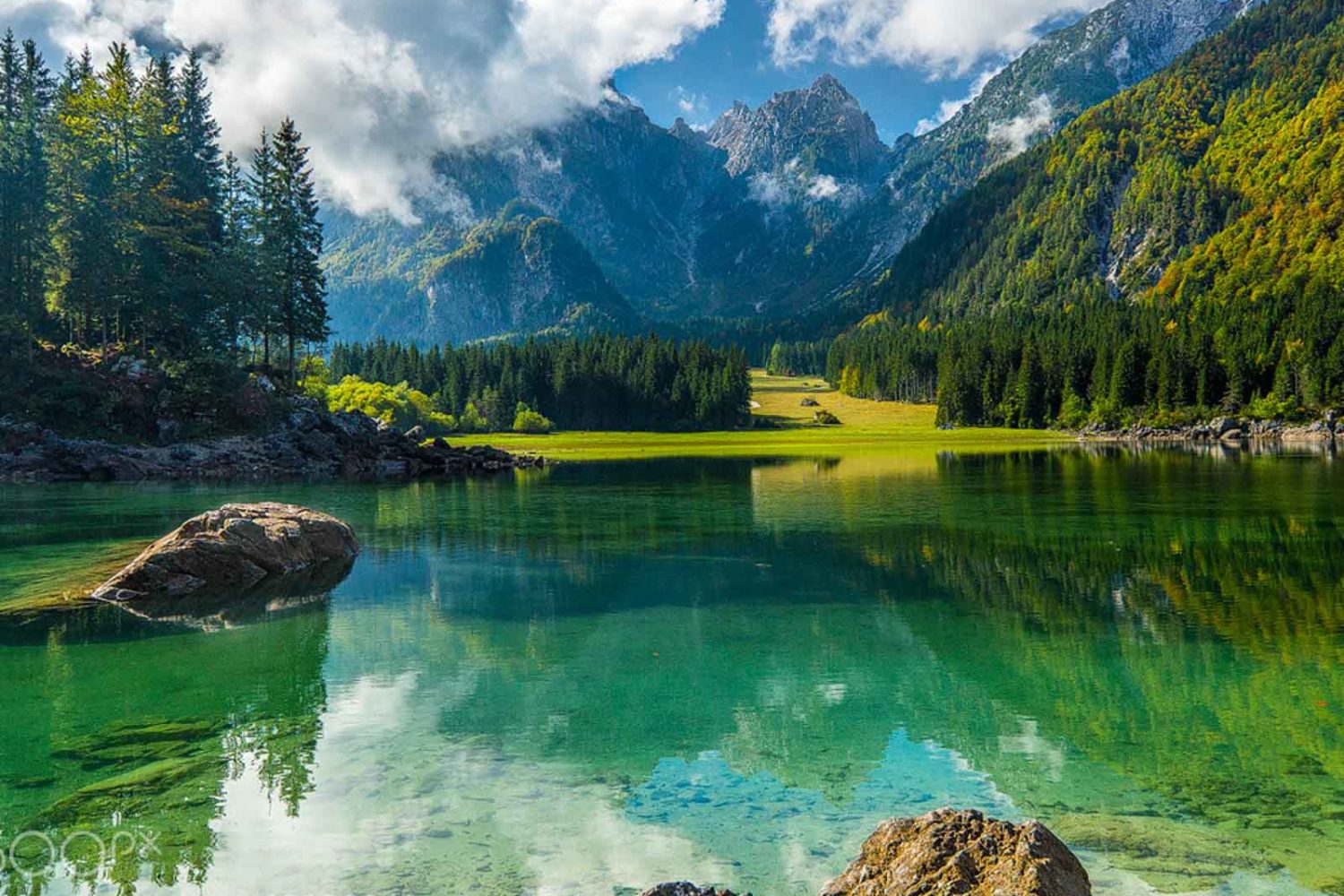 Green lakes tour Slovenia